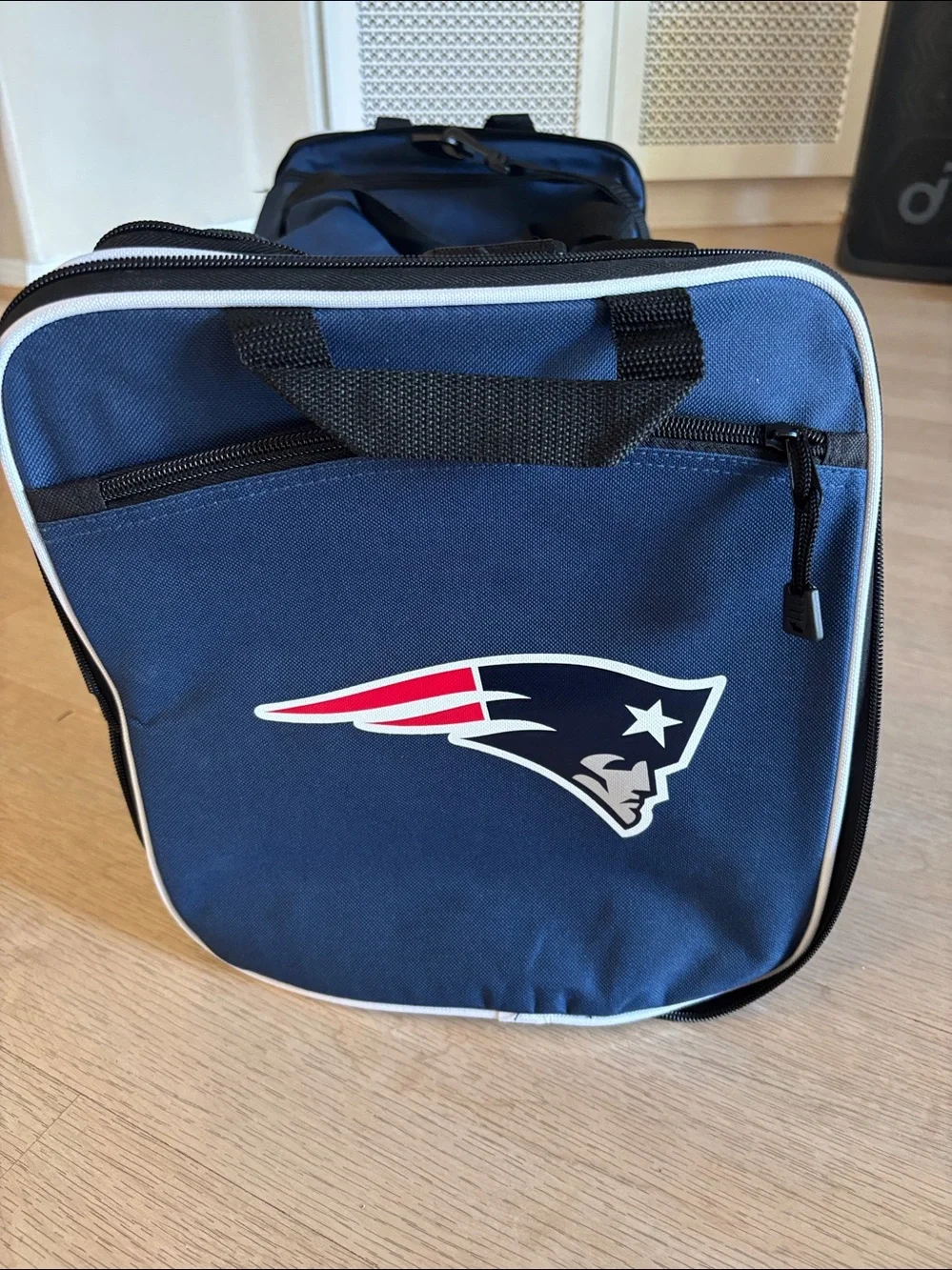 New England Patriots Navy Team Duffle Bag